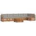 Set de canapele de exterior 7 pcs Gri natural și deschis - WALTI WALTI