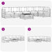 Set de canapele de exterior 7 pcs Gri natural și deschis - WALTI WALTI