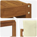 Set de canapele de exterior cu pernă 7 pcs Natural și Crem - WALTI WALTI