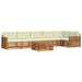 Set de canapele de exterior cu pernă 7 pcs Natural și Crem - WALTI WALTI
