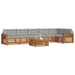Set de canapele de exterior 7 pcs Gri natural și deschis - WALTI WALTI