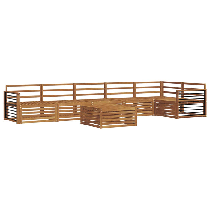 Set de canapele de exterior 7 pcs natural Lemn Solid de Acacia - WALTI WALTI