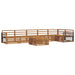 Set de canapele de exterior 7 pcs natural Lemn Solid de Acacia - WALTI WALTI