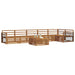 Set de canapele de exterior 7 pcs natural Lemn Solid de Acacia - WALTI WALTI