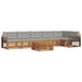 Set de canapele de exterior 7 pcs Gri natural și deschis - WALTI WALTI