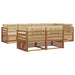 Set de canapele de exterior cu pernă 7 pcs Natural și Bej - WALTI WALTI