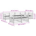 Set de canapele de exterior 7 pcs natural - WALTI WALTI