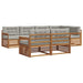 Set de canapele de exterior 22 pcs Gri natural și deschis - WALTI WALTI
