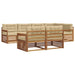 Set de canapele de exterior cu pernă 7 pcs Natural și Bej - WALTI WALTI