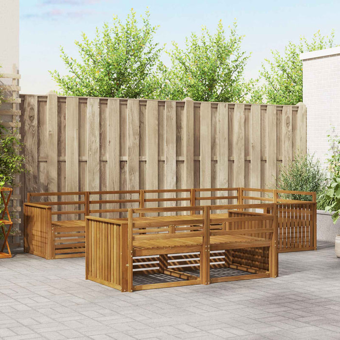 Set de canapele de exterior 7 pcs natural - WALTI WALTI