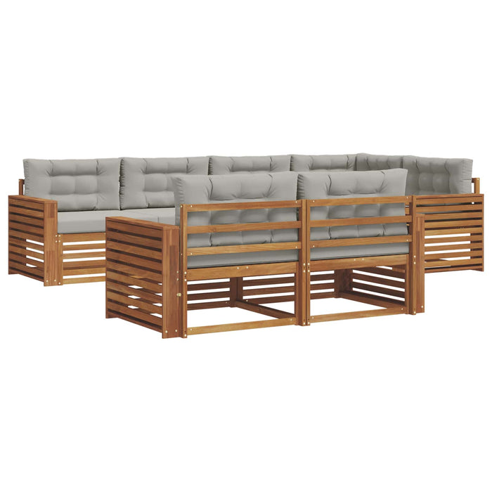 Set de canapele de exterior 22 pcs Gri natural și deschis - WALTI WALTI