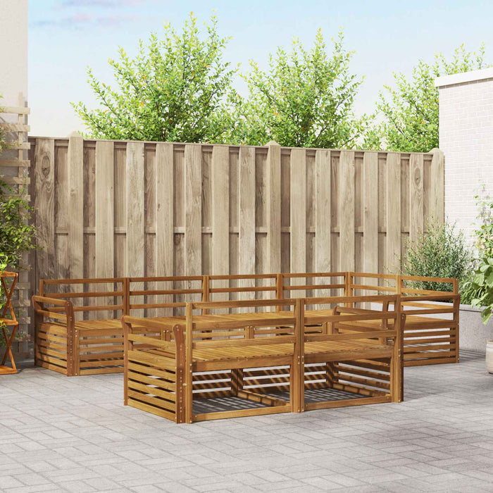 Set de canapele de exterior 7 pcs natural - WALTI WALTI