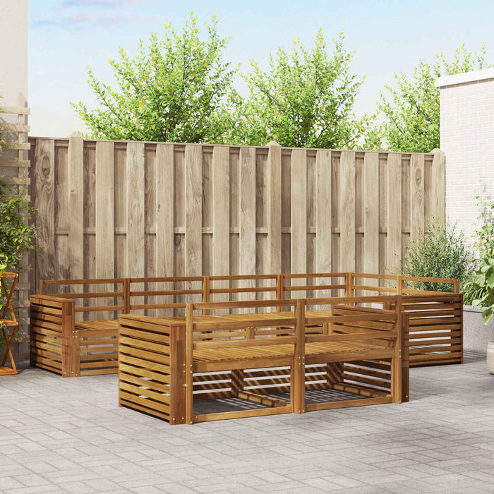 Set de canapele de exterior 7 pcs natural - WALTI WALTI