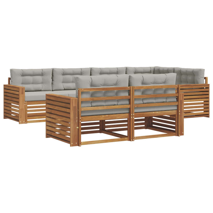 Set de canapele de exterior 22 pcs Gri natural și deschis - WALTI WALTI