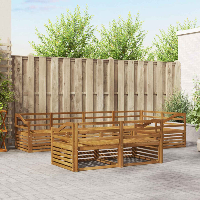 Set de canapele de exterior 7 pcs natural - WALTI WALTI