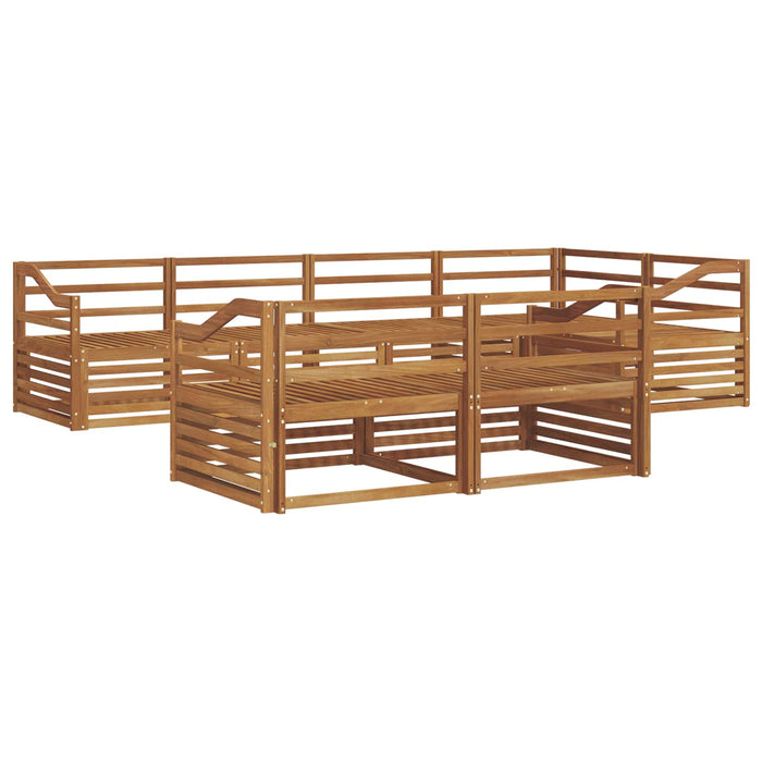 Set de canapele de exterior 7 pcs natural - WALTI WALTI