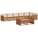 Set de canapele de exterior 8 pcs natural Lemn Solid de Acacia - WALTI WALTI