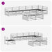 Set de canapele de exterior 8 pcs natural Lemn Solid de Acacia - WALTI WALTI