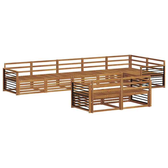 Set de canapele de exterior 8 pcs natural Lemn Solid de Acacia - WALTI WALTI