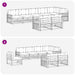 Set de canapele de exterior 8 pcs Gri natural și deschis - WALTI WALTI