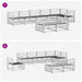 Set de canapele de exterior 8 pcs natural Lemn Solid de Acacia - WALTI WALTI