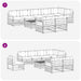 Set de canapele de exterior cu pernă 9 pcs Natural și Bej - WALTI WALTI