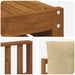 Set de canapele de exterior cu pernă 9 pcs Natural și Bej - WALTI WALTI