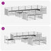 Set de canapele de exterior 9 pcs natural Lemn Solid de Acacia - WALTI WALTI