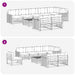 Set de canapele de exterior cu pernă 9 pcs Natural și Bej - WALTI WALTI