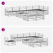 Set de canapele de exterior 9 pcs natural Lemn Solid de Acacia - WALTI WALTI
