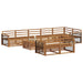 Set de canapele de exterior 9 pcs natural Lemn Solid de Acacia - WALTI WALTI