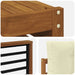 Set de canapele de exterior cu pernă 9 pcs Natural și Crem - WALTI WALTI
