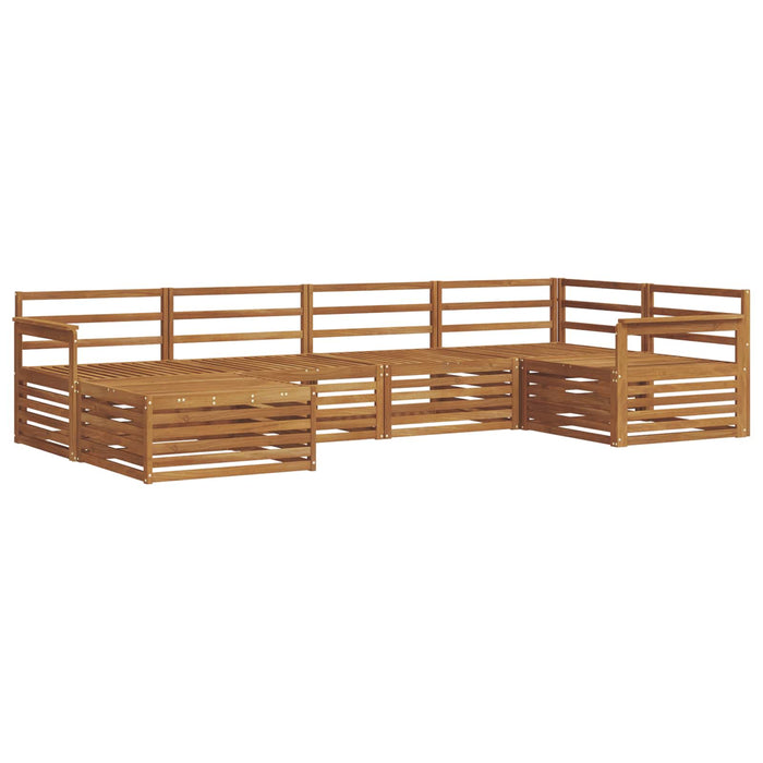 Set de canapele de exterior 6 pcs natural Lemn Solid de Acacia - WALTI WALTI
