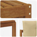 Set de canapele de exterior cu pernă 6 pcs Natural și Bej - WALTI WALTI
