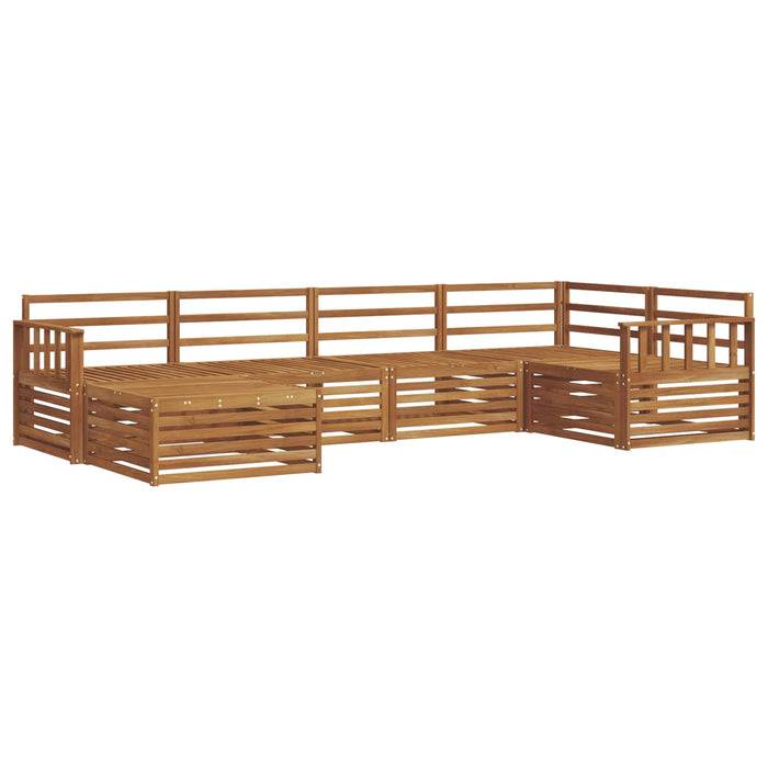 Set de canapele de exterior 6 pcs natural Lemn Solid de Acacia - WALTI WALTI