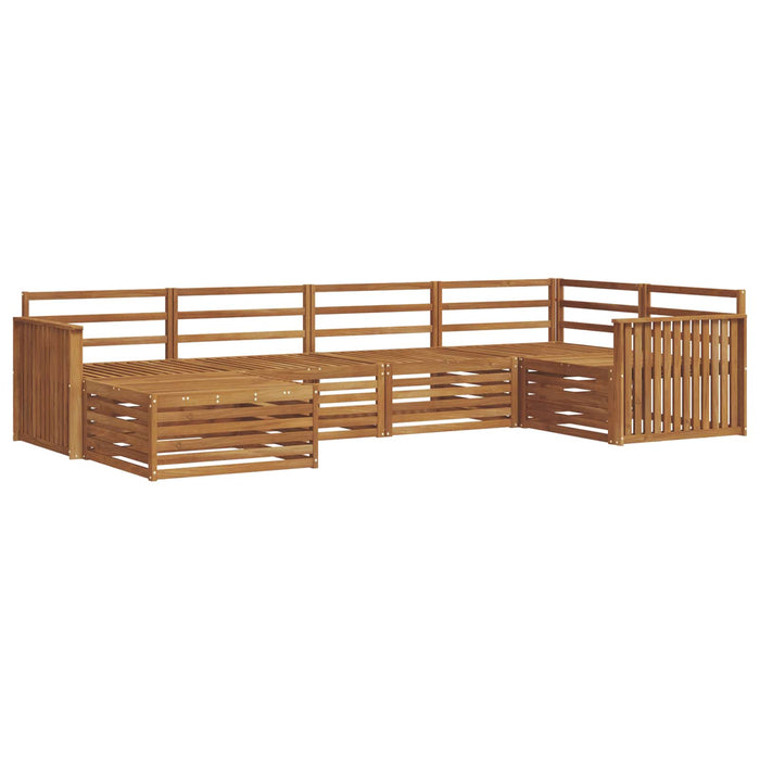 Set de canapele de exterior 6 pcs natural Lemn Solid de Acacia - WALTI WALTI