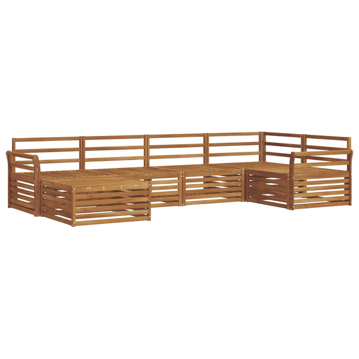 Set de canapele de exterior 6 pcs natural Lemn Solid de Acacia - WALTI WALTI