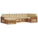 Set de canapele de exterior cu pernă 6 pcs Natural și Bej - WALTI WALTI