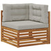 Set de canapele de exterior 6 pcs Gri natural și deschis - WALTI WALTI