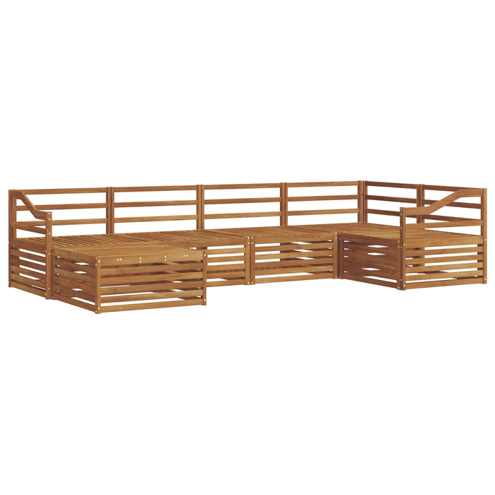 Set de canapele de exterior 6 pcs natural Lemn Solid de Acacia - WALTI WALTI