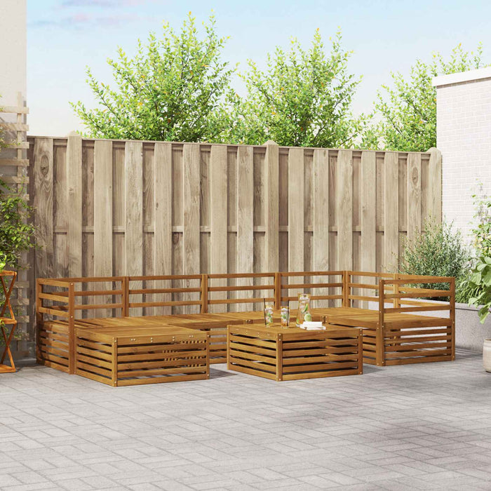 Set de canapele de exterior 7 pcs natural - WALTI WALTI