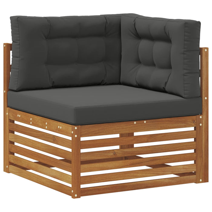 Set de canapele de exterior cu pernă 7 pcs Natural și Antracit - WALTI WALTI
