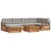 Set de canapele de exterior 19 pcs Gri natural și deschis - WALTI WALTI