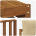 Set de canapele de exterior cu pernă 7 pcs Natural și Bej - WALTI WALTI