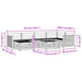 Set de canapele de exterior 7 pcs natural - WALTI WALTI