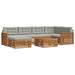 Set de canapele de exterior 19 pcs Gri natural și deschis - WALTI WALTI