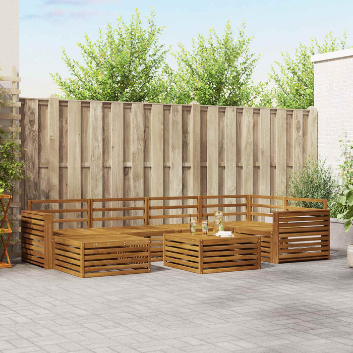 Set de canapele de exterior 7 pcs natural - WALTI WALTI