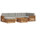 Set de canapele de exterior 19 pcs Gri natural și deschis - WALTI WALTI