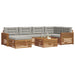 Set de canapele de exterior 19 pcs Gri natural și deschis - WALTI WALTI