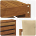 Set de canapele de exterior cu pernă 7 pcs Natural și Bej - WALTI WALTI